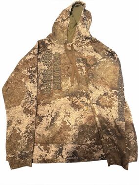 Bass Pro Shops Brown Tan Camo Pullover Hoodie